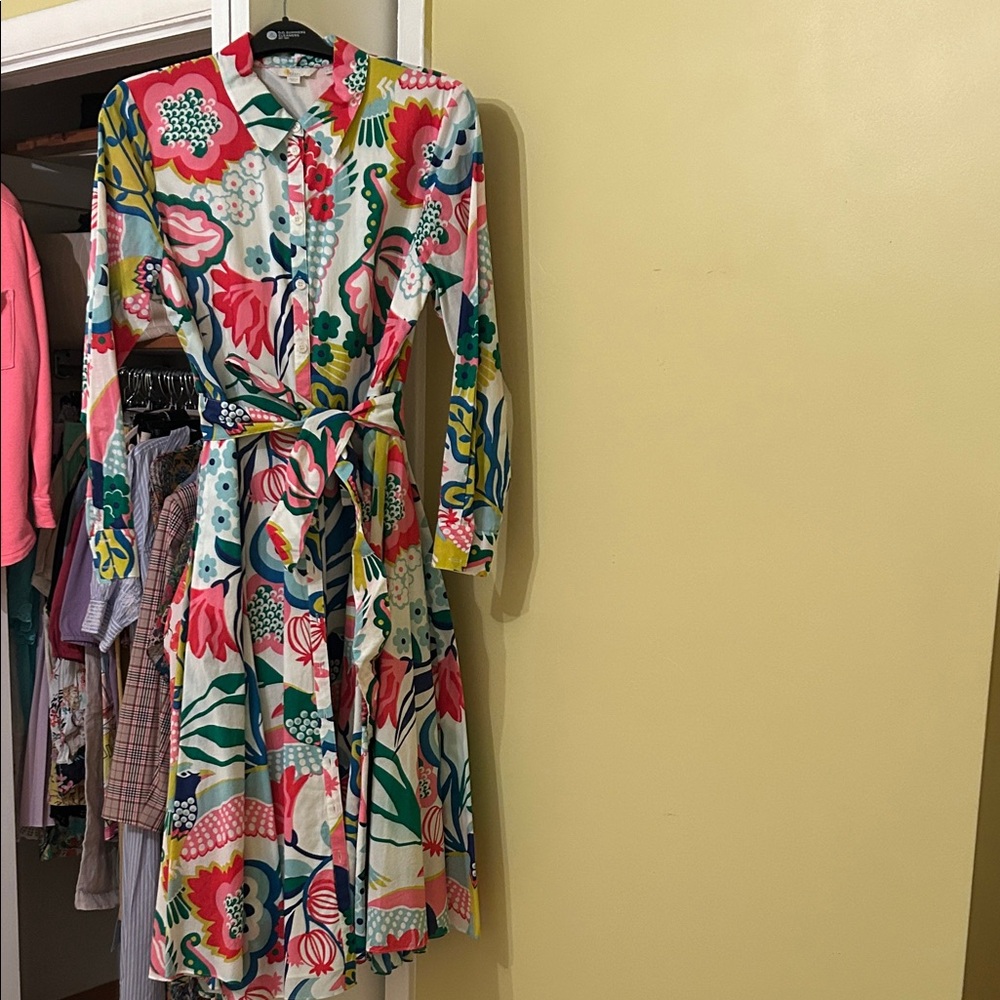 Boden Colorful Geometric Dress